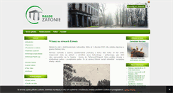 Desktop Screenshot of naszezatonie.org.pl